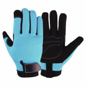 ถุงมือทำงานหนังสังเคราะห์ Amara แบบหนาพิเศษ ถุงมือเพื่อความปลอดภัยในการทำงานที่เสริมความแข็งแรง พร้อมป้องกันแรงกระแทกที่มือและแขน - Product Image 4