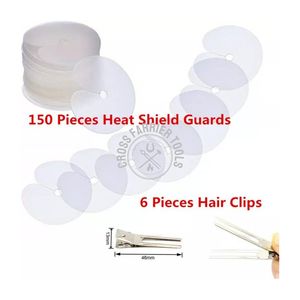 Outils d'extension de cheveux Protections thermiques pour extensions de cheveux Protecteur de colle avec échelle Monotrou Clear Fusion - Product Image 2