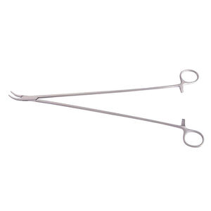 Pinzas Heaney de Acero Inoxidable, Instrumento Quirúrgico, Pinza Curva para Procedimientos Ginecológicos y de Cirugía General - Product Image 1