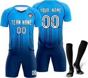 Soccer Team Uniform Soccer Jersey Shorts Factory Discounted Price Custom Team Logo Name Player Number Sponsor Logo 100%Polyester - Product Image 1