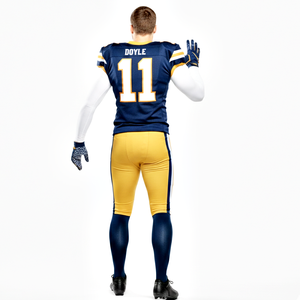 Half Sleeves American Football Jersey with Premium Quality Short at Factory Selling Prices with Custom Team Name and Number - Product Image 4