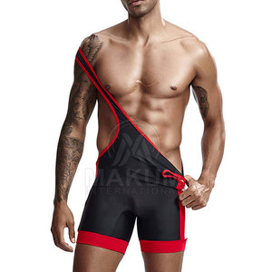 Nuevo Singlet de Lucha Libre con Costuras y Ajuste Cómodo para Hombres, Ideal para Competiciones y Prácticas - Product Image 3