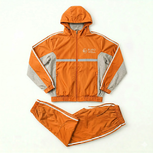 Custom Color Block Panel Track <b>Suit</b> Men Sportswear Windbreaker <b>Suit</b> Nylon Taslan Full Zip Loose Fit <b>Jogging</b> Tracksuit - Product Image 3