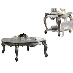 Consolle Antica in Platino con 1 Ripiano, Design Elegante da Tavolino d'Appoggio - Product Image 3
