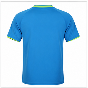 Camiseta de Fútbol para Hombre, Personalizada, con Cuello en V, Manga Corta, Cierre de Hebilla, Secado Rápido, 100% Poliéster, Venta Caliente - Product Image 2