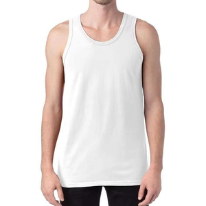 Chaleco sin Mangas de Algodón para Hombre, Personalizable con Etiqueta Privada, Cuello Redondo, Estilo Deportivo Informal de Verano, Alta Calidad para Gimnasio - Product Image 3