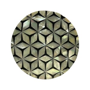 Elegant Shell Inlay <b>Drink</b> <b>Coasters</b> for Home Decor - Product Image 1
