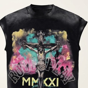Camiseta Gráfica Premium de Moda Urbana Micah Corporation 2026, Camiseta de Manga Corta de Algodón Grueso Personalizada, Ropa Unisex - Product Image 3