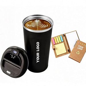 Logo 380/510Ml Led <b>Smart</b> Temperature Display Tumbler for Promo Business Gift Stainless Steel Travel Coffee Cup - Product Image 1