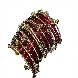 Elegant Style Latest Festive Eid & Party Wear Gungharoo Bangles Kashmiri Churian For Girls - Product Image 3