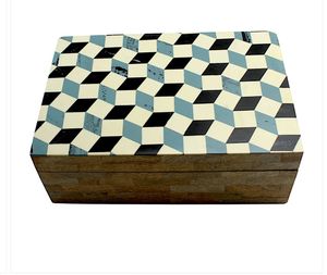 Classic Elegant Resin Handcrafted <b>Trinket</b> Jewellery <b>Box</b> Timeless Unique Design Perfect Storage Case For Jewelry And Personal - Product Image 1