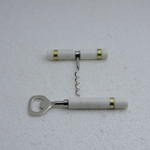 Abridor de botellas de diseño moderno y destornillador de acero inoxidable con mango de resina, al mejor precio de fábrica. - Product Image 1