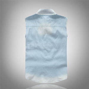 Vêtements décontractés grande taille pour hommes, veste en jean, vente chaude, veste en jean streetwear pour hommes, fabriqué au Pakistan - Product Image 2