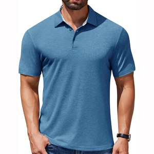 Chemise décontractée pour homme JACOMO APPAREL, couleur unie, manches courtes, 100% coton, 220g, haute qualité - Product Image 1