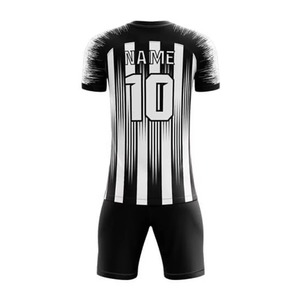 Conjunto de Camiseta de Fútbol para Hombre, Sublimada, Manga Corta, Cuello Redondo, Absorbe la Humedad, Ropa Deportiva para Todas las Temporadas, Diseño Degradado - Product Image 2