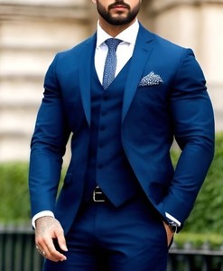 Bangladesh OEM Customizable Mens Suits <b>Blazer</b> Bulk Quantity Anti-Wrinkle Breathable Anti-Pilling Plus Size Polyester/Cotton - Product Image 5