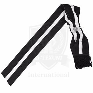 Cinta Decorativa a Rayas Blancas y Negras con Flecos y Broche Metálico para Decoración de Prendas, Venta Directa de Fábrica - Product Image 6