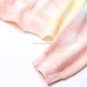 Sweat à capuche pour femmes Pull Hot Selling 100% Cotton Crop Top Hoodie avec quantité minimale de commande bas - Product Image 3