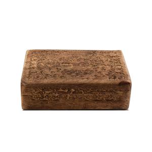 Caja de Almacenamiento de Madera Maciza con Tapa con Bisagras para Organización del Hogar, Joyería, Recuerdos y Embalaje de Regalos - Product Image 2