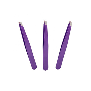 Pinzas de Depilar de Acero Inoxidable de Alta Calidad con Logotipo Personalizado, Pinzas Inclinadas para Depilación, Marca Privada - Product Image 6