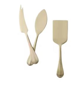 Ensemble de couteaux à fromage professionnels en métal pour banquets, collection de trancheurs à fromage durables - Product Image 3