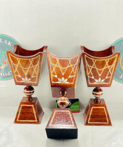 Brûleur d'encens en bois d'acacia de qualité supérieure pour décoration de mariage par Falak World Export - Product Image 6