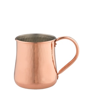 Tasses en céramique martelées sur mesure pour les magasins d'hydromel et les bars à bière Tasses à boire prêtes à la revente Matériau en cuivre - Product Image 1