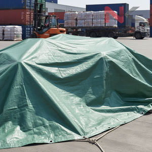 Bâche en HDPE de qualité export, haute résistance à la traction, double laminée, imperméable, pour le transport de marchandises et la logistique - Product Image 6