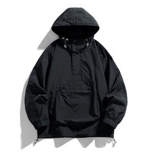 Reasonable Price Custom <b>Lightweight</b> Windbreaker <b>Jacket</b> For Men <b>Summer</b> Rainproof Windbreaker Plus Size Hooded Hot Sale - Product Image 5