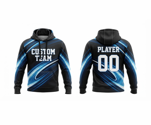 Sweat à capuche dégradé par sublimation pour hommes et femmes, sweat-shirt unisexe à capuche avec poche kangourou pour un usage décontracté - Product Image 1