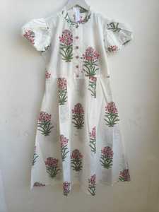 Comfortable 100% Pure Cotton Boho <b>Maxi</b> <b>Dress</b> for Women Fancy Floral Printed Bulk <b>Dress</b> Fit and Flare <b>Dress</b> Bulk India Export - Product Image 3