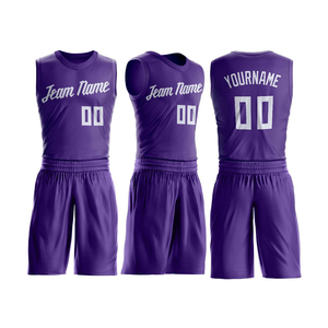 Uniformes de Baloncesto Sublimados 100% Poliéster, Camisetas Transpirables para Niños, Nombre del Equipo Personalizable, Estilo en Blanco, Servicio OEM - Product Image 3