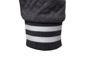 Chaqueta Universitaria de Béisbol de Alta Calidad de Fabricante OEM, Chaqueta Varsity de Cuero con Parches Bordados en Chenille para Hombre - Product Image 5