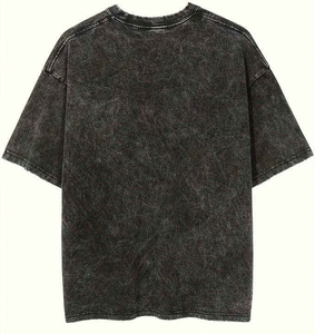 Camiseta de Alta Calidad Estilo Urbano con Gráfico de Dragón, Corte Regular, Tejido Grueso, Lavado Ácido, Estampado Personalizado para Hombre - Product Image 4