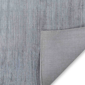 Tapis en laine et polyester tissé à la main, tapis de sol contemporain de qualité supérieure, tapis texturé doux pour les intérieurs résidentiels - Product Image 2