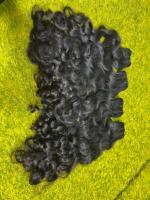 Extensions de cheveux vierges indiens Remy, ondulés profonds, en lots, avec pointes pleines et double trame machine