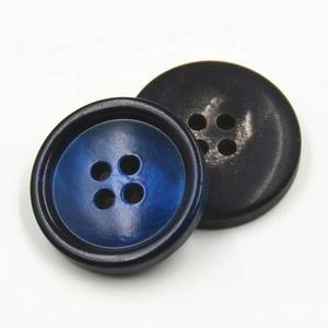 Boutons en corne naturelle faits à la main, écologiques, vente en gros d'usine, 4 trous, ronds, marron, pour chemises et manteaux pour hommes, vêtements personnalisés - Product Image 2