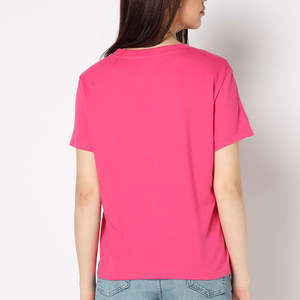 Camisetas de Mujer a la Moda con Cuello Redondo, Corte Regular, Manga Corta, Camisetas de Verano Disponibles en Varios Colores, Camisetas Lisas al por Mayor - Product Image 4