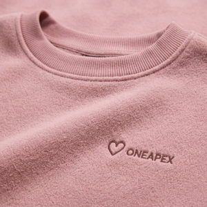 Conjunto Deportivo de Sudadera Oversize Rosa para Mujer, Pantalones Anchos, Ropa Casual de Calle, Ropa Deportiva de Dos Piezas, Ropa Deportiva ONEAPEX - Product Image 4