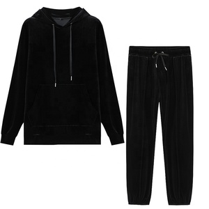 Econex Sports Survêtement en velours élégant pour hommes Meilleure qualité Vêtements de sport Veste à fermeture éclair Pantalon Survêtement Streetwear Survêtement - Product Image 6