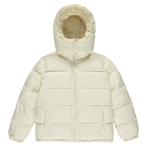 Mens Color Block Streetwear Thick Puffer <b>Jacket</b> Wholesale Polyester Padded Coat Reflective Piping Zipper Closure Winter - Product Image 1