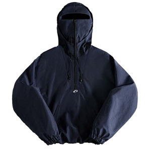 Custom Navy Tactical Hooded Balaclava Windbreaker Pullover Men’s <b>Lightweight</b> Outdoor Utility Men's <b>Jackets</b> OEM Streetwear Bulk - Product Image 4