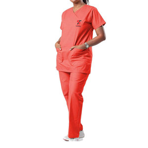 Ensemble de blouses médicales Solid Trader pour professionnels de la santé, tissu doux, uniforme pour médecins, assistants médicaux, uniforme d'hôpital - Product Image 1