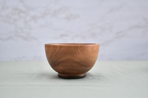 Decorative <b>Wooden</b> Serving Bowl Natural Grain Kitchen Salad Bowl Handmade <b>Dining</b> <b>Table</b> Serving Dish <b>Rustic</b> Home Decor - Product Image 4