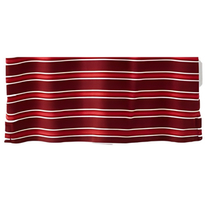 T-shirt décontracté pour homme en tricot à manches courtes, col rond, rayures blanches et bordeaux, 100% coton, confortable et élégant - Product Image 6