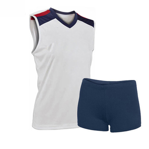 Professional Design Custom Volleyball Uniform Sets <b>Heat</b>-Transfer Printed Spandex/Polyester 160g Fabric Weight Unisex High - Product Image 1