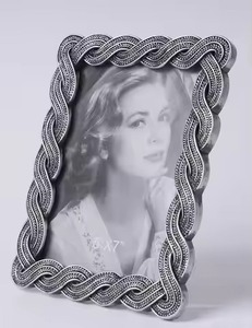 Premium Home Accent Metal Glass Photo <b>Frame</b> Modern <b>Picture</b> Display Interior Design - Product Image 6
