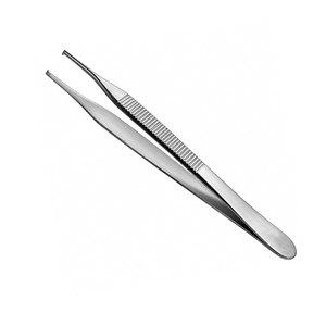 Pinzas Adson de Acero Inoxidable de Grado Quirúrgico, 12 cm (4.75 pulgadas), Rectas Finas, 1x2 Dientes, Pinzas de Disección, Fabricante Pakistán - Product Image 6