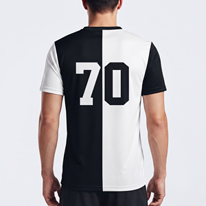 OEM Men's Volleyball Jersey Custom Logo Men's Volleyball Jersey Sublimated Men Crew Neck Sports Football T-Shirt - Product Image 2