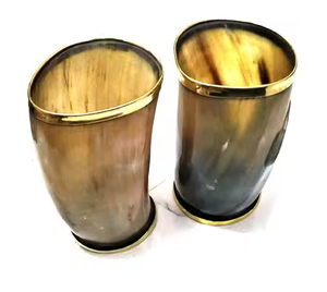 Verre à eau en corne de buffle, meilleur verre à boire, verre à shot en corne de buffle, style Viking Agate Animal - Product Image 2